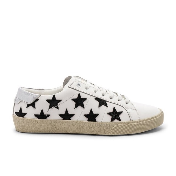 Saint Laurent Leather SL/06 Low-Top Star Sneakers in size 37 - Picture 13 of 13